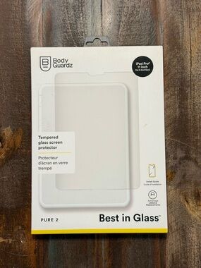 iPad Pro 11 1st & 2nd Gen BodyGuardz Tempered Glass Screen Protector NWT